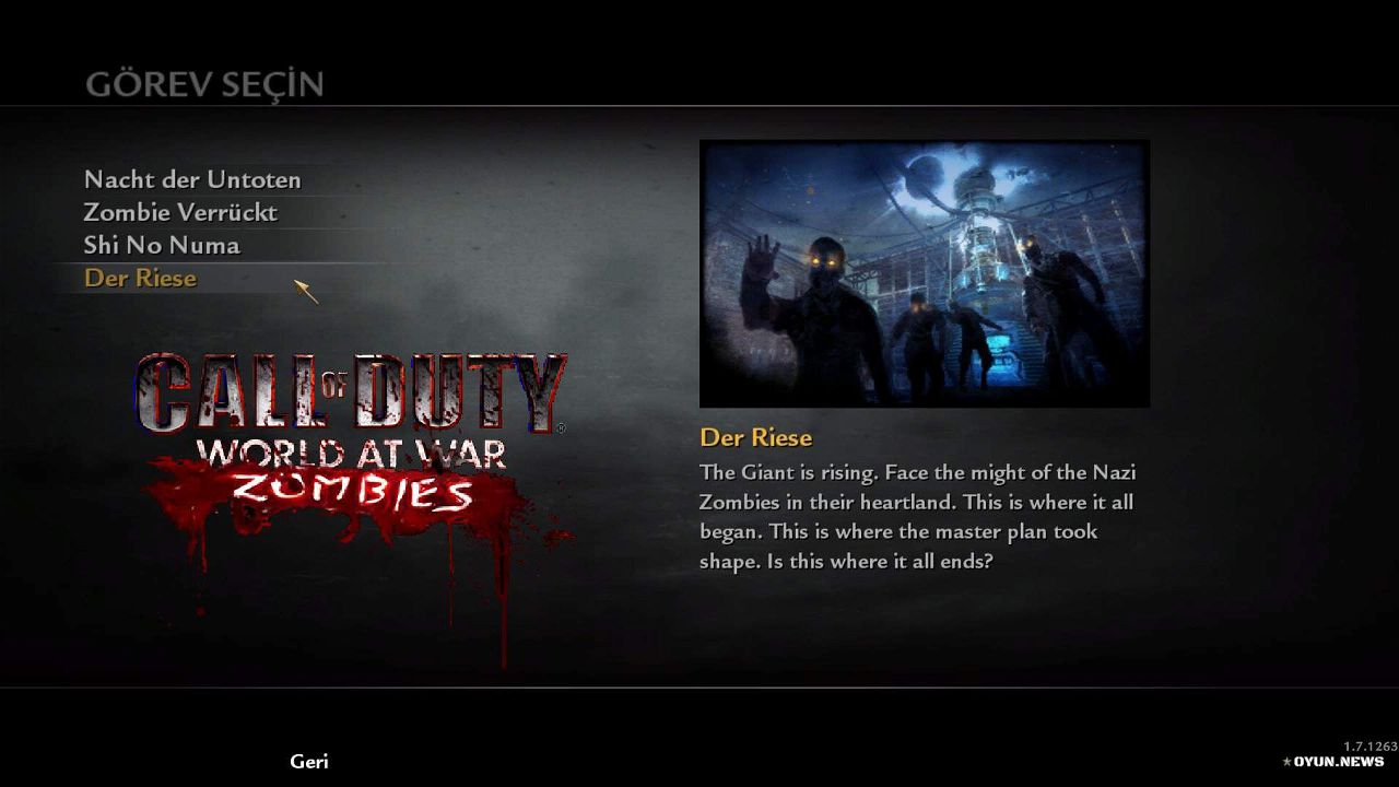 Cod5 Official Nazi Zombies Maps