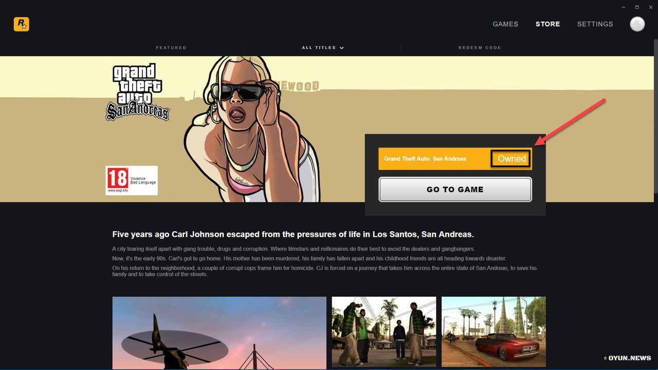 Grand Theft Auto: San Andreas Free Kampanya