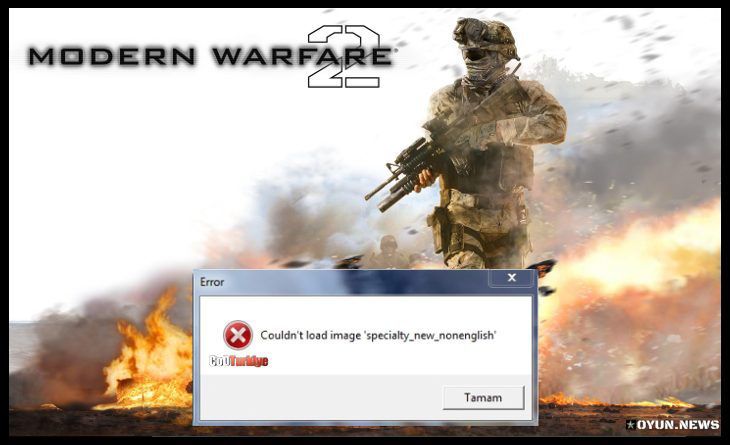 Mw2 Could Not Load Image Specialty New Error