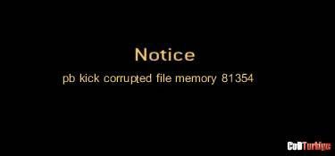 Pb Kick Corrupted File Memory 81354
