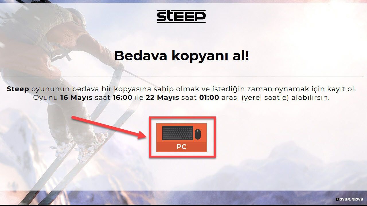Steep Bedava Oyun Kampanyası