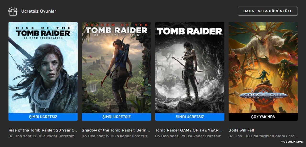 Tomb Raider Serisi Oyun Kampanyasi
