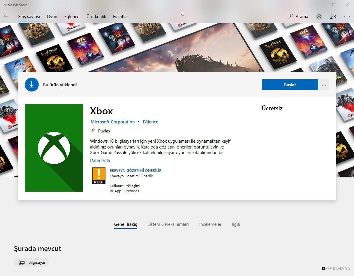 Windows 10 Icin Xbox Uygulaması Yukleme Asamasi