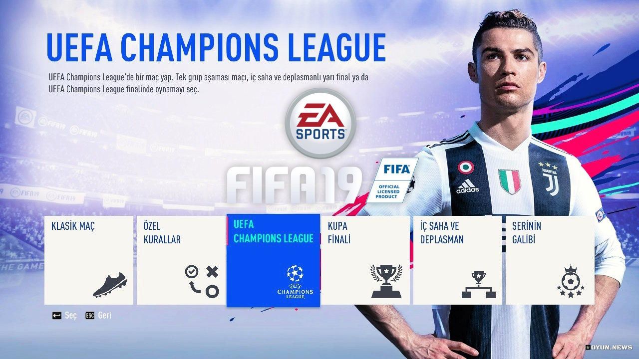 FIFA 19 Şampiyonlar Ligi