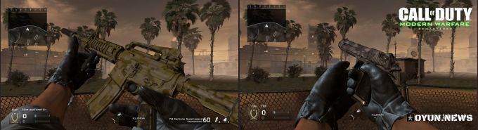 Call of Duty Modern Warfare Remastered Silaha Bakış Atmak