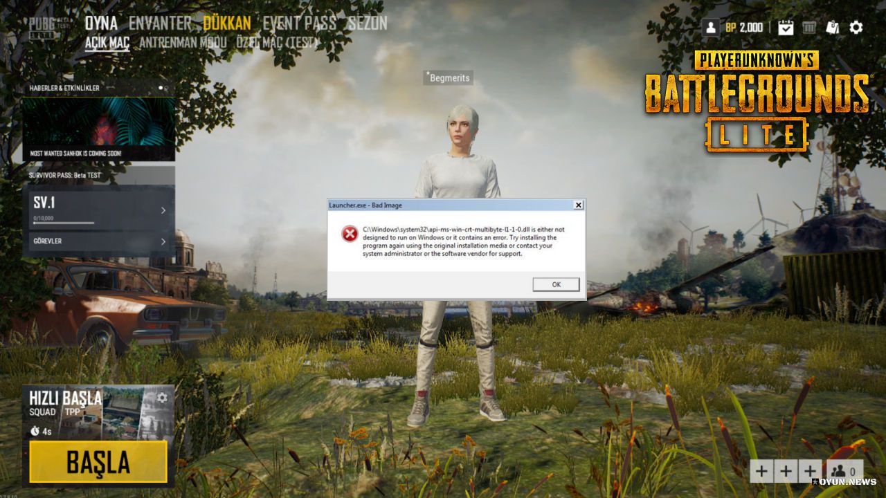 Прекращена работа программы pubg launcher что